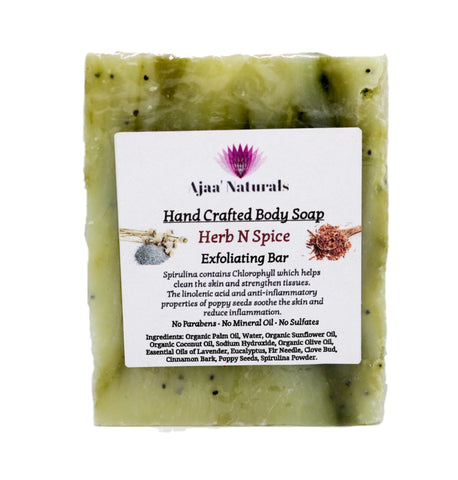 Herb N Spice Exfoliating Bar