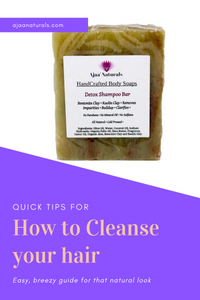 How to Cleanse Your Hair Using Our Detox Shampoo Bar
