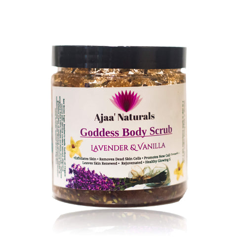 Lavender & Vanilla Goddess Body Scrub 8 oz