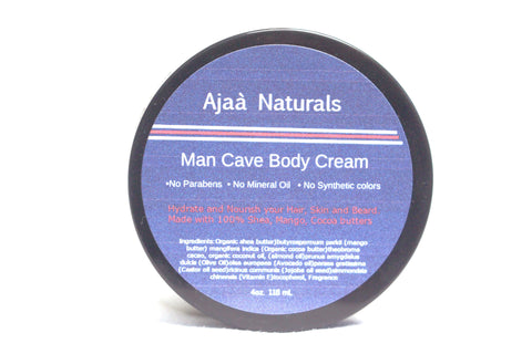 Man Cave Body Cream 4 oz